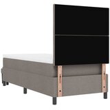  Krevet s opruga kutije Sivo-smeđa 90 x 200 cm tkanina | shoptok.hr