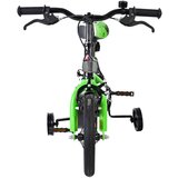 Volare dječji bicikl Sportivo 12″ zeleno-crne boje, s dvije ručne kočnice | shoptok.hr