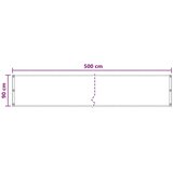  Zaštita od pogleda za balkon Svjetlosiva 90 x 500 cm HDPE i Aluminij - Svjetlosiva 90 x 500 cm | shoptok.hr