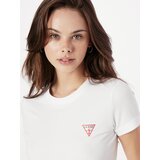 Guess Majica svijetlosiva / vatreno crvena / bijela | shoptok.hr