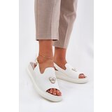 VINCEZA Women's leather sandals with decoration | shoptok.hr