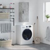 Maison Chic Stenska omarica - Zidna omarica betonsko siva 34,5x34x90 cm iu505, (22063318) | Shoptok.si