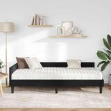  Kotni okvir postelje z matrico Drugo 2 pcs Črna Žamet, (5000123387) | Shoptok.si
