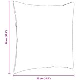 vidaXL Blazine za kavč 2 pcs Modra 80 x 80 cm Žametna tkanina | Shoptok.si