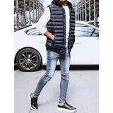 DStreet Kamizelka męska pikowana niebieska | shoptok.hr