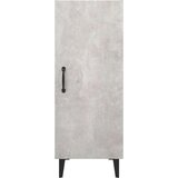  Komoda betonsko siva 34,5x34x90 cm konstruiran les, (20654008) | Shoptok.si