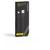USB na C kabel Gigatech C35 1m, crni  USB na C kabel Gigatech C35 1m, crni Slike