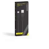 USB na C kabel Gigatech C35 1m, crni