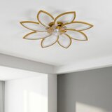 Brilagi LED prigušiva stropni ventilator LED/43W/230V Ø 90 cm zlatni + daljinski upravljač | Eponuda.com