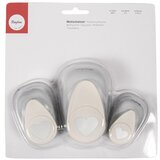 RAYHER Set luknjačev, Srčki, set 3, (21290600) | Shoptok.si
