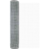  Ograda s postovima Srebrno 1,5 x 10 m Čelik i PVC | shoptok.hr