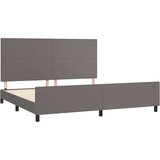  Okvir za krevet s uzglavljem sivi 200x200 cm od umjetne kože | shoptok.hr
