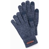 Ombre Men's elegant wool blend gloves - graphite melange Cijene