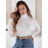 DStreet Damski sweter z golfem VANORIA biały Cene