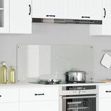 vidaXL Kuhinjski Backsplash Proziran Staklo 120 x 50 cm Izdržljiv Cijene