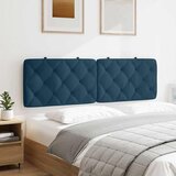 Jastuk za uzglavlje plavi 160 cm baršunasti | shoptok.hr