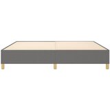  Okvir za krevet s oprugom tamnosivi 200x200 cm od tkanine | shoptok.hr