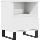 Maison Chic Nočna omarica - Nočna miza bela 40x35x50 cm inženirski les, (21690378) | Shoptok.si