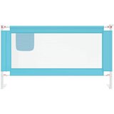  Sigurnosna ograda za dječji krevet plava 150 x 25 cm od tkanine | shoptok.hr