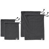 Ladelle Set od 4 crne vrećice od recikliranog pamuka Eco | shoptok.hr