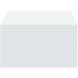 vidaXL Stojalo za zaslon s predali bela 50x27x15 cm inženirski les | Shoptok.si