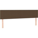  Box spring postelja z vzmetnico LED temno rjava 160x200cm blago, (20899607) | Shoptok.si