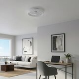 Brilagi LED prigušiva plafonski ventilator LED/40W/230V prečnika 48 cm bela + daljinski upravljač | Eponuda.com