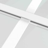  Klizna vrata od stakla ESG i aluminija 102,5 x 205 cm bijela | shoptok.hr
