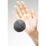 BrushArt Home Salon Konjac sponge nežna eksfoliacijska gobica za obraz Charcoal 4 g | Shoptok.si