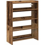 vidaXL Regal za čevlje starinski les 60x25x81 cm inženirski les, (22013896) | Shoptok.si