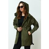 Trendyol Khaki Oversize Wide Cut Raincoat Coat cene