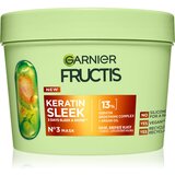 Garnier Fructis Keratin Sleek maska za kosu za suhu i oštećenu kosu 370 ml | shoptok.hr