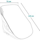 Lionelo ThermalCover za&amp;scaron;titna navlaka protiv sunca za autosjedalicu, Silver Slike