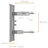 MIMOSA N5-45X2 sektor antena 5GHz 2x2 MIMO 19 dBi Slant 45 | ePonuda.com