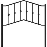 Maison Chic kovinsko posteljno vzglavje - vzglavna omarica - nočna omarica črno 90 cm, (21704514) | Shoptok.si