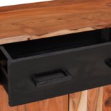 vidaXL Buffeti in stranske omare s predalom s polico s shranjevanjem z vrati Rjava 55 x 30 x 75 cm | Shoptok.si
