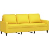  2-dijelni set sofa s jastucima svjetložuti od tkanine | shoptok.hr