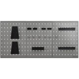  Zidne ploče za alat 3 kom 40 x 58 cm čelične | shoptok.hr
