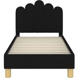  Posteljica za malčke z vzglavjem Črna 70 x 140 cm blago, (5000105138) | Shoptok.si