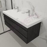 Kolpa San Naomi Set 120cm Crna (Ormarić sa umivaonikom + Ogledalo/ormarić) | Eponuda.com