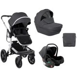 Kolica Irene premium 3in1 set sa I-SIZE autosedištem i tvrdom korpom Dark Grey KKB11252 Cene