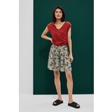 Marisse Floral Print Skirt L-Sc-3717 White_Black | Eponuda.ba