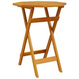  The Living Store Zložljiva vrtna miza Ø60x75 cm trden akacijev les - Vrtna Miza, (21451927) | Shoptok.si