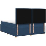  Boxspring krevet s madracem Plava 140 x 200 cm Tkanina | shoptok.hr