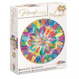Okrugle puzzle Mandala 68 cm - 1000 kom