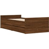  Okvir kreveta s ladicama boja hrasta 100 x 200 cm | Eponuda.com