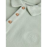 Reserved - Predimenzionirana polo-majica dugih rukava - bljedozeleno | shoptok.hr