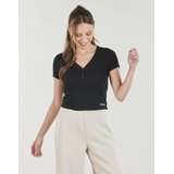 Guess Majice s kratkimi rokavi GJ POINTELLE SS HENLEY Črna | Shoptok.si