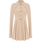 NOCTURNE Košulja haljina bež / zlatna / srebro | shoptok.hr
