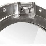  Viseće zidno ogledalo Ø 30 cm od aluminija i stakla | shoptok.hr